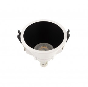 DK3026-WB Встраиваемый светильник, IP 20, 10 Вт, GU5.3, LED, белый/черный, пластик в Златоусте - zlatoust.ok-mebel.com | фото 2