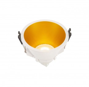 DK3026-WG Встраиваемый светильник, IP 20, 10 Вт, GU5.3, LED, белый/золотой, пластик в Златоусте - zlatoust.ok-mebel.com | фото 4