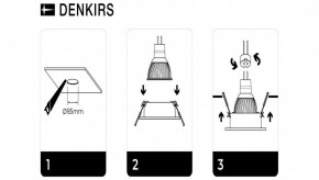 DK3026-WH Встраиваемый светильник, IP 20, 10 Вт, GU5.3, LED, белый, пластик в Златоусте - zlatoust.ok-mebel.com | фото 7