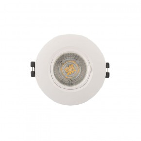DK3028-WH Встраиваемый светильник, IP 20, 10 Вт, GU5.3, LED, белый, пластик в Златоусте - zlatoust.ok-mebel.com | фото