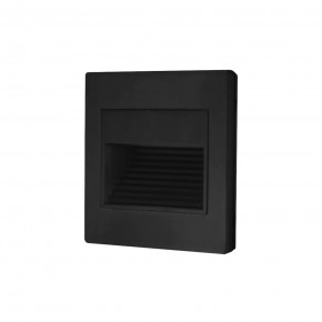 DK3050-BK Светильник встраиваемый в стену, IP 20, LED 3000, 1 Вт, черный пластик в Златоусте - zlatoust.ok-mebel.com | фото