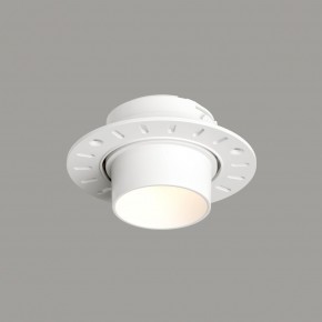 DK3056-WH Встраиваемый светильник под шпатлевку, IP20, до 15 Вт, LED, GU5,3, белый, пластик в Златоусте - zlatoust.ok-mebel.com | фото
