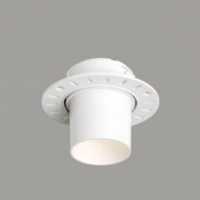 DK3057-WH Встраиваемый светильник под шпатлевку, IP20, до 15 Вт, LED, GU5,3, белый, пластик в Златоусте - zlatoust.ok-mebel.com | фото