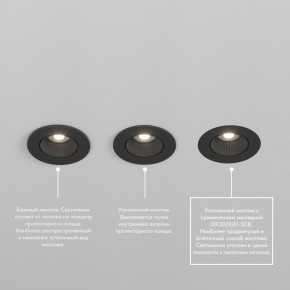 DK3061-BBR Встраиваемый светильник, IP 20, 10 Вт, GU5.3, LED, черный/бронзовый, пластик в Златоусте - zlatoust.ok-mebel.com | фото 4