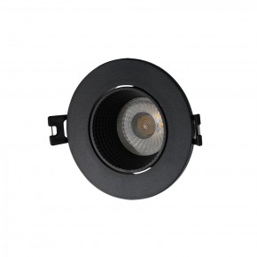 DK3061-BK Встраиваемый светильник, IP 20, 10 Вт, GU5.3, LED, черный/черный, пластик в Златоусте - zlatoust.ok-mebel.com | фото