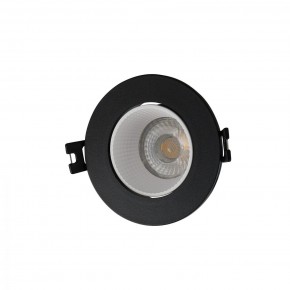 DK3061-BK+WH Встраиваемый светильник, IP 20, 10 Вт, GU5.3, LED, черный/белый, пластик в Златоусте - zlatoust.ok-mebel.com | фото