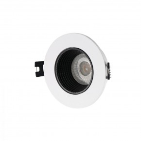 DK3061-WH+BK Встраиваемый светильник, IP 20, 10 Вт, GU5.3, LED, белый/черный, пластик в Златоусте - zlatoust.ok-mebel.com | фото