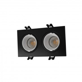 DK3072-BK+WH Встраиваемый светильник, IP 20, 10 Вт, GU5.3, LED, черный/белый, пластик в Златоусте - zlatoust.ok-mebel.com | фото