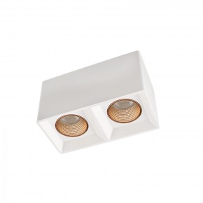 DK3085-WH+BR Светильник накладной IP 20, 10 Вт, GU5.3, LED, белый/бронзовый, пластик в Златоусте - zlatoust.ok-mebel.com | фото