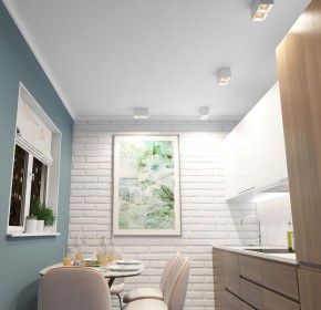 DK3085-WH+BR Светильник накладной IP 20, 10 Вт, GU5.3, LED, белый/бронзовый, пластик в Златоусте - zlatoust.ok-mebel.com | фото 2