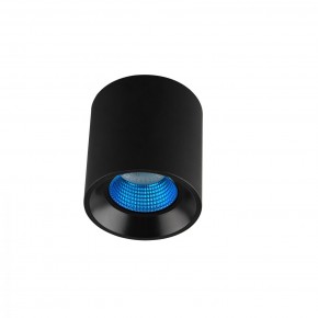 DK3090-BK+CY Светильник накладной IP 20, 10 Вт, GU5.3, LED, черный/голубой, пластик в Златоусте - zlatoust.ok-mebel.com | фото