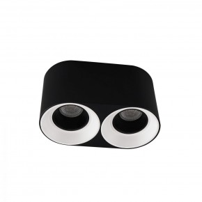 DK3096-BW+BK Светильник накладной IP 20, 10 Вт, GU5.3, LED, черно-белый/черный, пластик в Златоусте - zlatoust.ok-mebel.com | фото