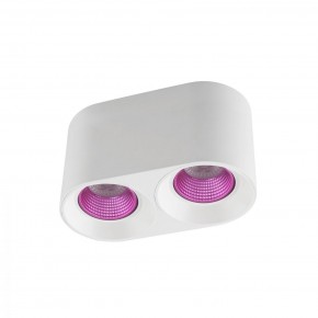 DK3096-WH+PI Светильник накладной IP 20, 10 Вт, GU5.3, LED, белый/розовый, пластик в Златоусте - zlatoust.ok-mebel.com | фото