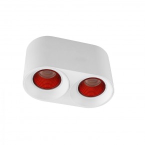 DK3096-WH+RD Светильник накладной IP 20, 10 Вт, GU5.3, LED, белый/красный, пластик в Златоусте - zlatoust.ok-mebel.com | фото