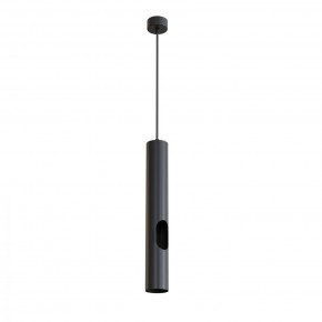 DK4045-BK Подвесной светильник, с декоративным вырезом, IP 20, до 15 Вт, LED, GU10, черный, алюминий в Златоусте - zlatoust.ok-mebel.com | фото