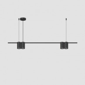 DK4061-BK Подвесной светильник ORBIT, IP20, 4xGU10 LED до 15 Вт, черный матовый, алюминий в Златоусте - zlatoust.ok-mebel.com | фото 2