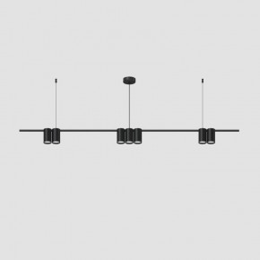 DK4063-BK Подвесной светильник ORBIT, IP20, 7xGU10 LED до 15 Вт, черный матовый, алюминий в Златоусте - zlatoust.ok-mebel.com | фото 2