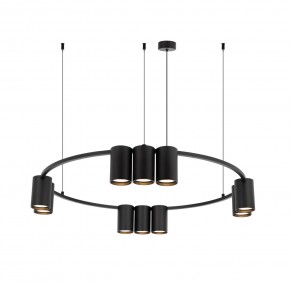 DK4065-BK Подвесной светильник ORBIT, IP20, 10xGU10 LED до 15 Вт, черный матовый, алюминий в Златоусте - zlatoust.ok-mebel.com | фото 3