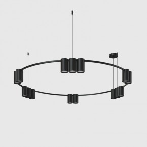 DK4067-BK Подвесной светильник ORBIT, IP20, 15xGU10 LED до 15 Вт, черный матовый, алюминий в Златоусте - zlatoust.ok-mebel.com | фото 2