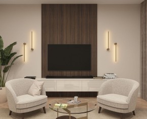 DK5010-SG Бра 600 мм, 3000К, IP20, 5 Вт, матовое золото в Златоусте - zlatoust.ok-mebel.com | фото 5