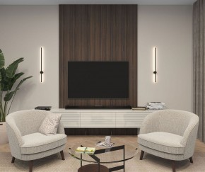 DK5012-BK Бра 800 мм, 3000К, IP20, 7 Вт, черный, алюминий в Златоусте - zlatoust.ok-mebel.com | фото 5
