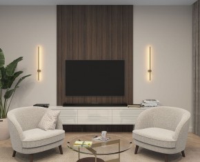 DK5012-SG Бра 800 мм, 3000К, IP20,7 Вт, матовое золото в Златоусте - zlatoust.ok-mebel.com | фото 5