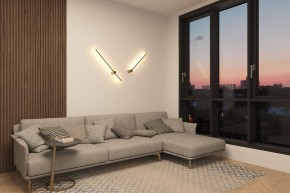 DK5012-SG Бра 800 мм, 3000К, IP20,7 Вт, матовое золото в Златоусте - zlatoust.ok-mebel.com | фото 7