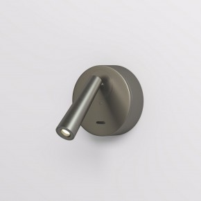 DK5072-DN Бра SHINE WALL со светодиодом, D104*H68, IP20, 3000К, 3W, RA?90, темный никель, алюминий в Златоусте - zlatoust.ok-mebel.com | фото