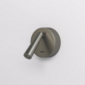 DK5072-DN Бра SHINE WALL со светодиодом, D104*H68, IP20, 3000К, 3W, RA?90, темный никель, алюминий в Златоусте - zlatoust.ok-mebel.com | фото 2