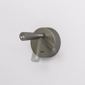 DK5072-DN Бра SHINE WALL со светодиодом, D104*H68, IP20, 3000К, 3W, RA?90, темный никель, алюминий в Златоусте - zlatoust.ok-mebel.com | фото 3