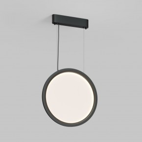 DK6604-BK Подвесной вертикальный светильник Veil со светодиодом H1500 d450 220V 36W 3000-6000K IP20 черный алюминий в Златоусте - zlatoust.ok-mebel.com | фото