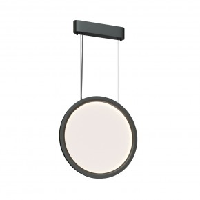 DK6604-BK Подвесной вертикальный светильник Veil со светодиодом H1500 d450 220V 36W 3000-6000K IP20 черный алюминий в Златоусте - zlatoust.ok-mebel.com | фото 3