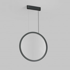 DK6606-BK Подвесной вертикальный светильник Veil со светодиодом H1700 d600 220V 48W 3000-6000K IP20 черный алюминий в Златоусте - zlatoust.ok-mebel.com | фото 4