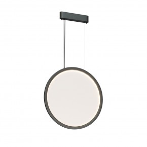 DK6606-BK Подвесной вертикальный светильник Veil со светодиодом H1700 d600 220V 48W 3000-6000K IP20 черный алюминий в Златоусте - zlatoust.ok-mebel.com | фото 5