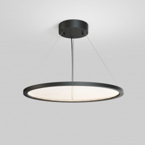 DK6616-BK Подвесной горизонтальный светильник Veil со светодиодом H900 d600 220V 48W 3000-6000K IP20 черный алюминий в Златоусте - zlatoust.ok-mebel.com | фото