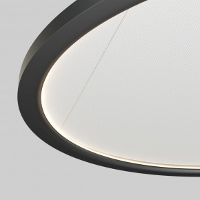 DK6616-BK Подвесной горизонтальный светильник Veil со светодиодом H900 d600 220V 48W 3000-6000K IP20 черный алюминий в Златоусте - zlatoust.ok-mebel.com | фото 3