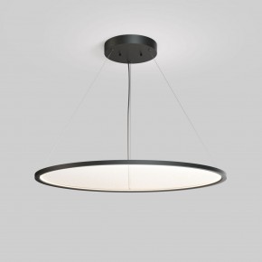DK6620-BK Подвесной горизонтальный светильник Veil со светодиодом H900 d1000 220V 82W 3000-6000K IP20 черный алюминий в Златоусте - zlatoust.ok-mebel.com | фото