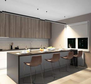 DK9154-BK Линейный светильник 42W 1500mm 4000K, черный в Златоусте - zlatoust.ok-mebel.com | фото 5