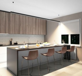 DK9304-BK Линейный светильник 72W 3000mm 4000K, черный в Златоусте - zlatoust.ok-mebel.com | фото 5