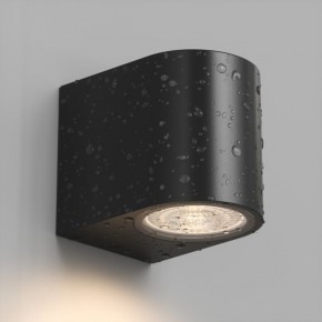 DK9790-BK Настенный уличный светильник NARVIK, IP44, GU10 LED, до 15 Вт, черный, алюминий в Златоусте - zlatoust.ok-mebel.com | фото 3