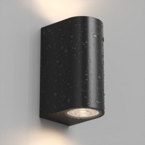 DK9791-BK Настенный уличный светильник NARVIK, IP44, 2хGU10 LED, до 15 Вт, черный, алюминий в Златоусте - zlatoust.ok-mebel.com | фото 3