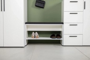 ЭЙР прихожая (модульная) Белый Шагрень в Златоусте - zlatoust.ok-mebel.com | фото 23