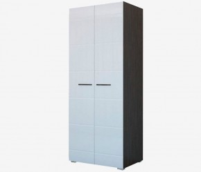 Фиеста №3 Шкаф с полками (Венге/Белый глянец) в Златоусте - zlatoust.ok-mebel.com | фото