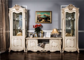 Гостиная Джоконда 1+ТВ+1 (крем глянец) в Златоусте - zlatoust.ok-mebel.com | фото 4
