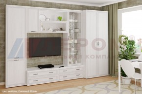 Гостиная Карина Композиция 16 (Снежный ясень) в Златоусте - zlatoust.ok-mebel.com | фото