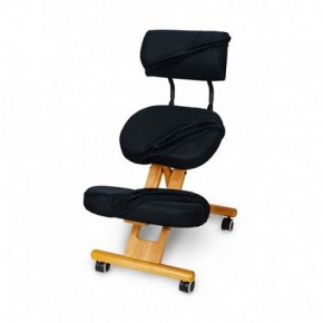 Коленный стул со спинкой Smartstool KW02В + Чехлы в Златоусте - zlatoust.ok-mebel.com | фото