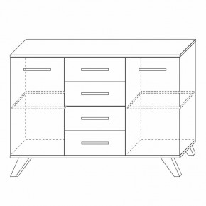 Комодино Вега Скандинавия в Златоусте - zlatoust.ok-mebel.com | фото 5