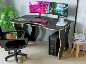 Компьютерный стол КЛ №9.0 (Черный/Желтый) в Златоусте - zlatoust.ok-mebel.com | фото 2