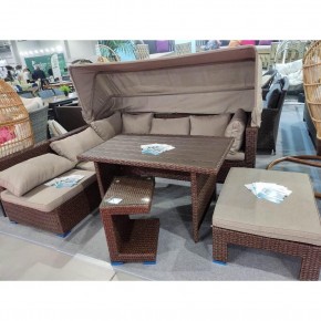 Комплект мебели с диваном AFM-320B-T320 Brown в Златоусте - zlatoust.ok-mebel.com | фото 2