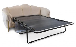 Комплект мягкой мебели Lara 3-1-1 с раскладным механизмом (бежевый/золото) в Златоусте - zlatoust.ok-mebel.com | фото 3